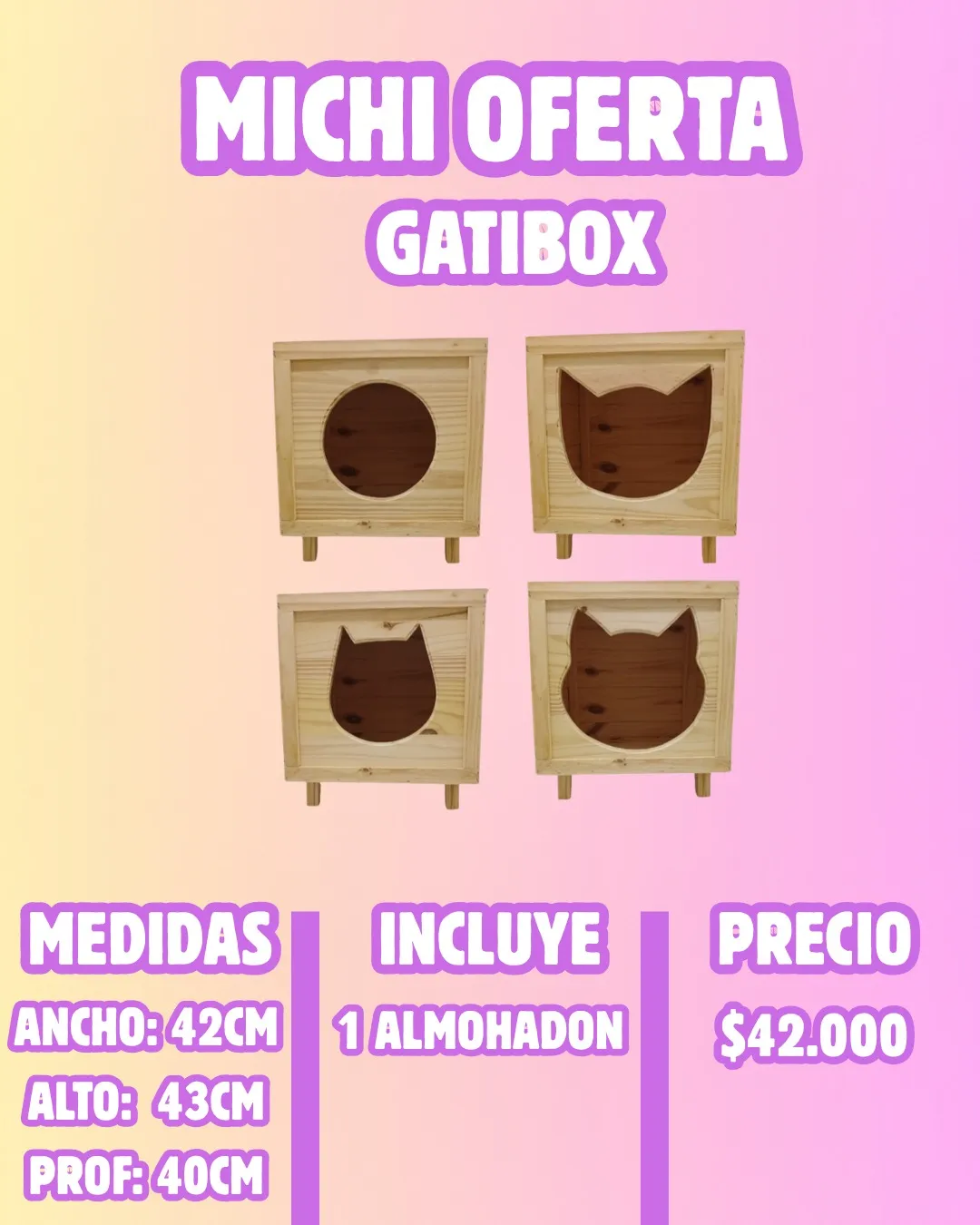 Gatibox para gatos – El Shopping de los Bigotes