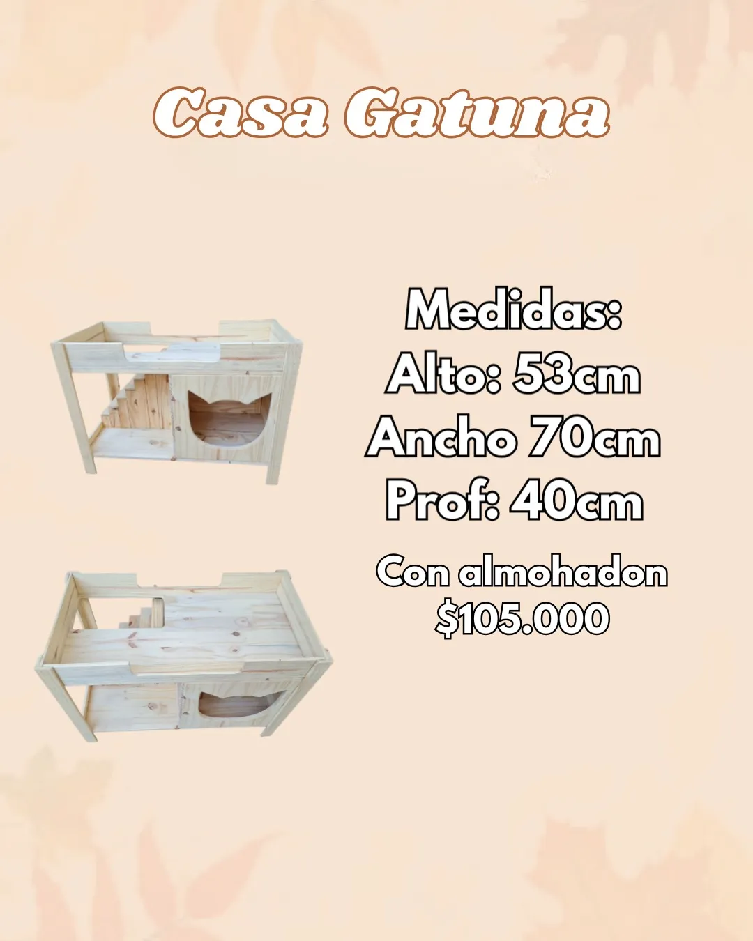 Casa Gatuna artesanal – El Shopping de los Bigotes