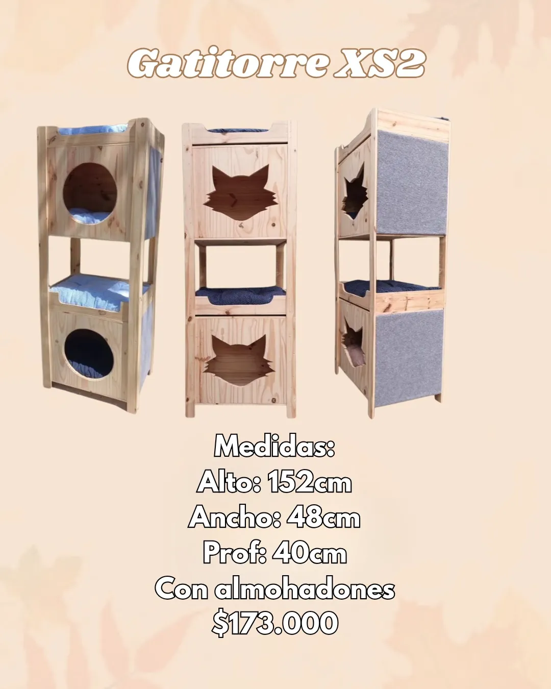 Gatitorre XS2 para gatos – El Shopping de los Bigotes