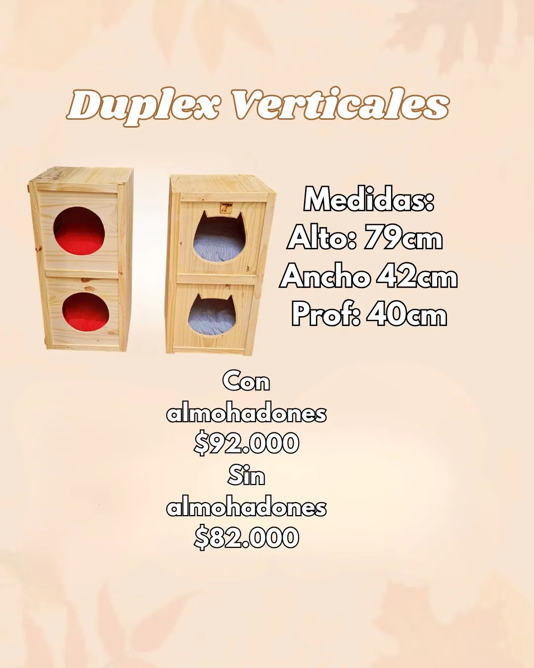 Dúplex Verticales para gatos – El Shopping de los Bigotes