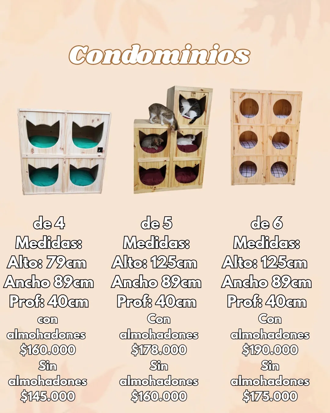 Condominios para gatos – El Shopping de los Bigotes