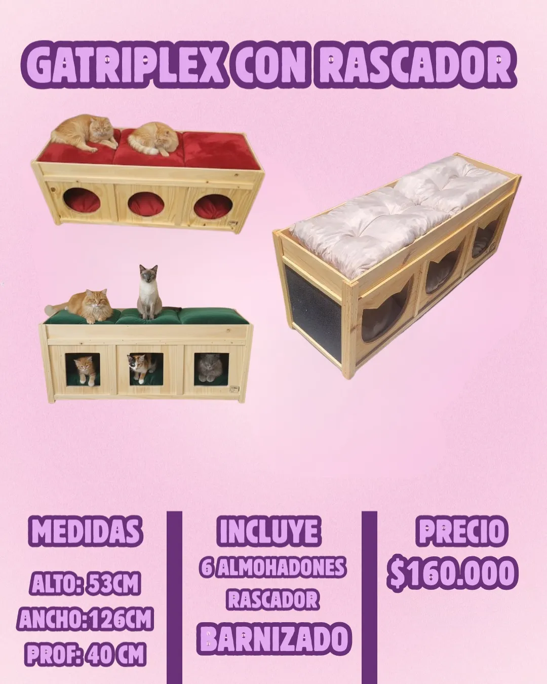 Gatriplex con Rascador para gatos – El Shopping de los Bigotes