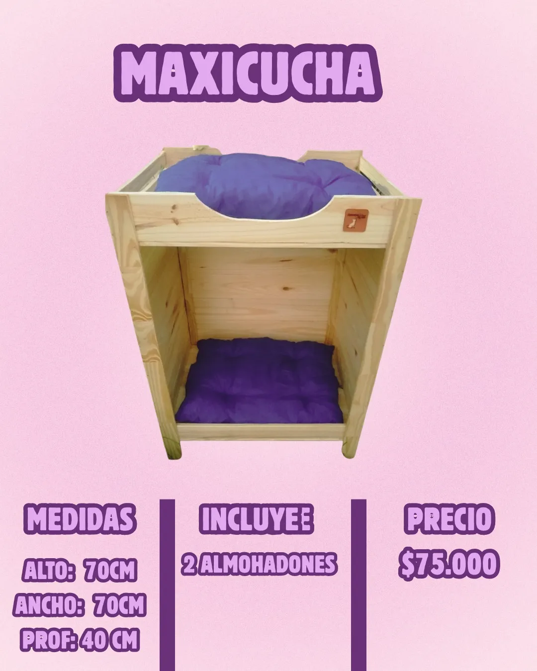 Maxicucha artesanal – El Shopping de los Bigotes