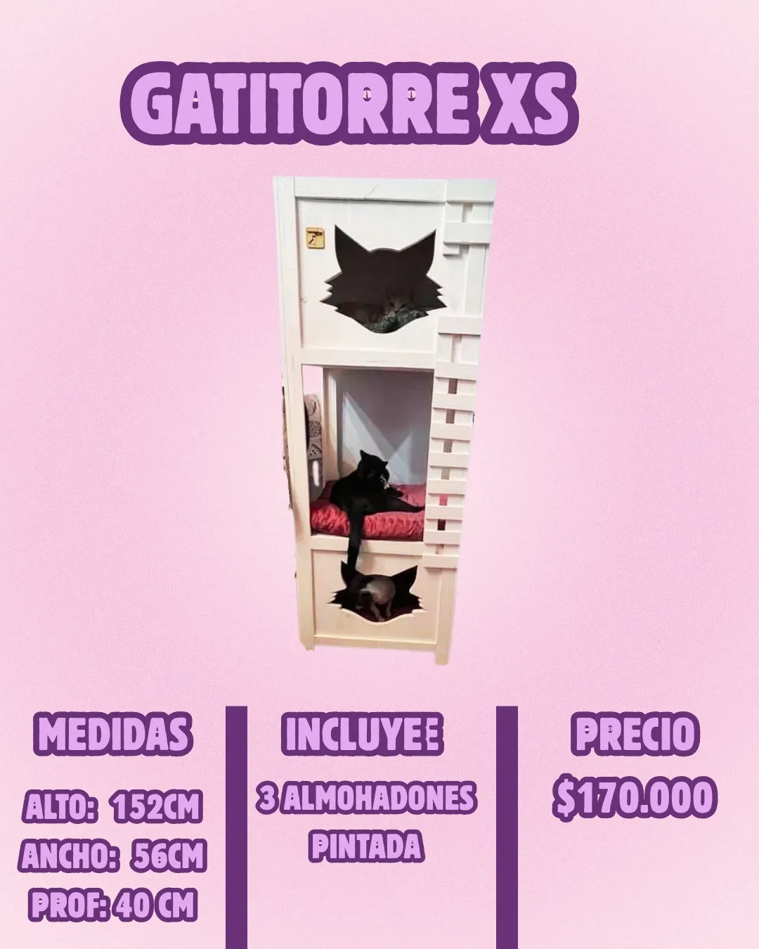 Gatitorre XS para gatos – El Shopping de los Bigotes