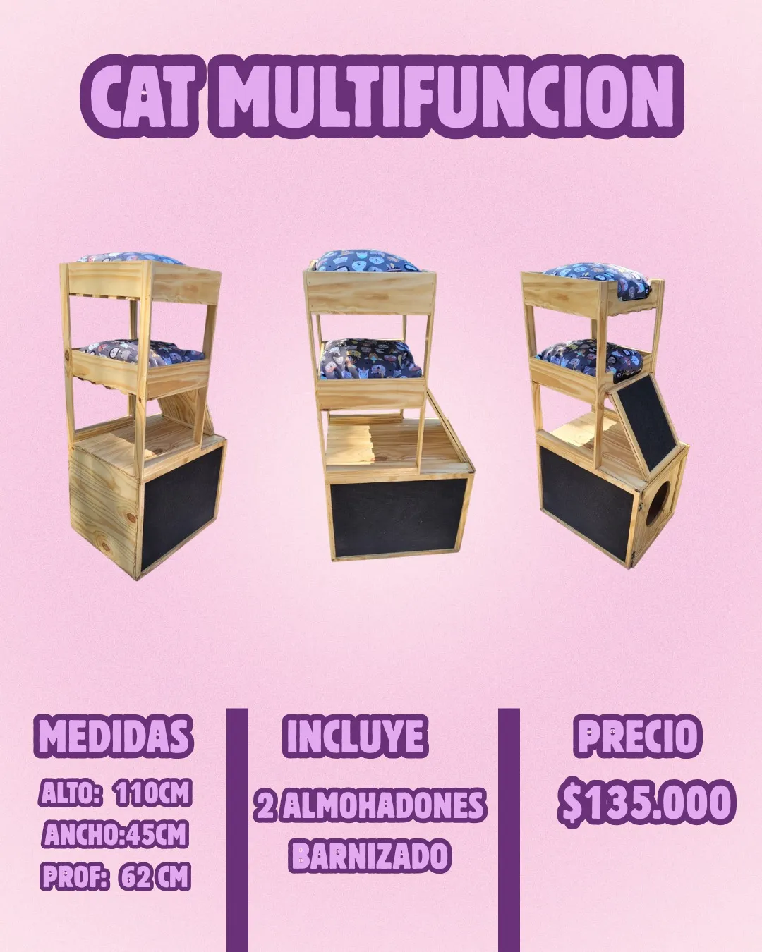 Catmultifunción para gatos – El Shopping de los Bigotes