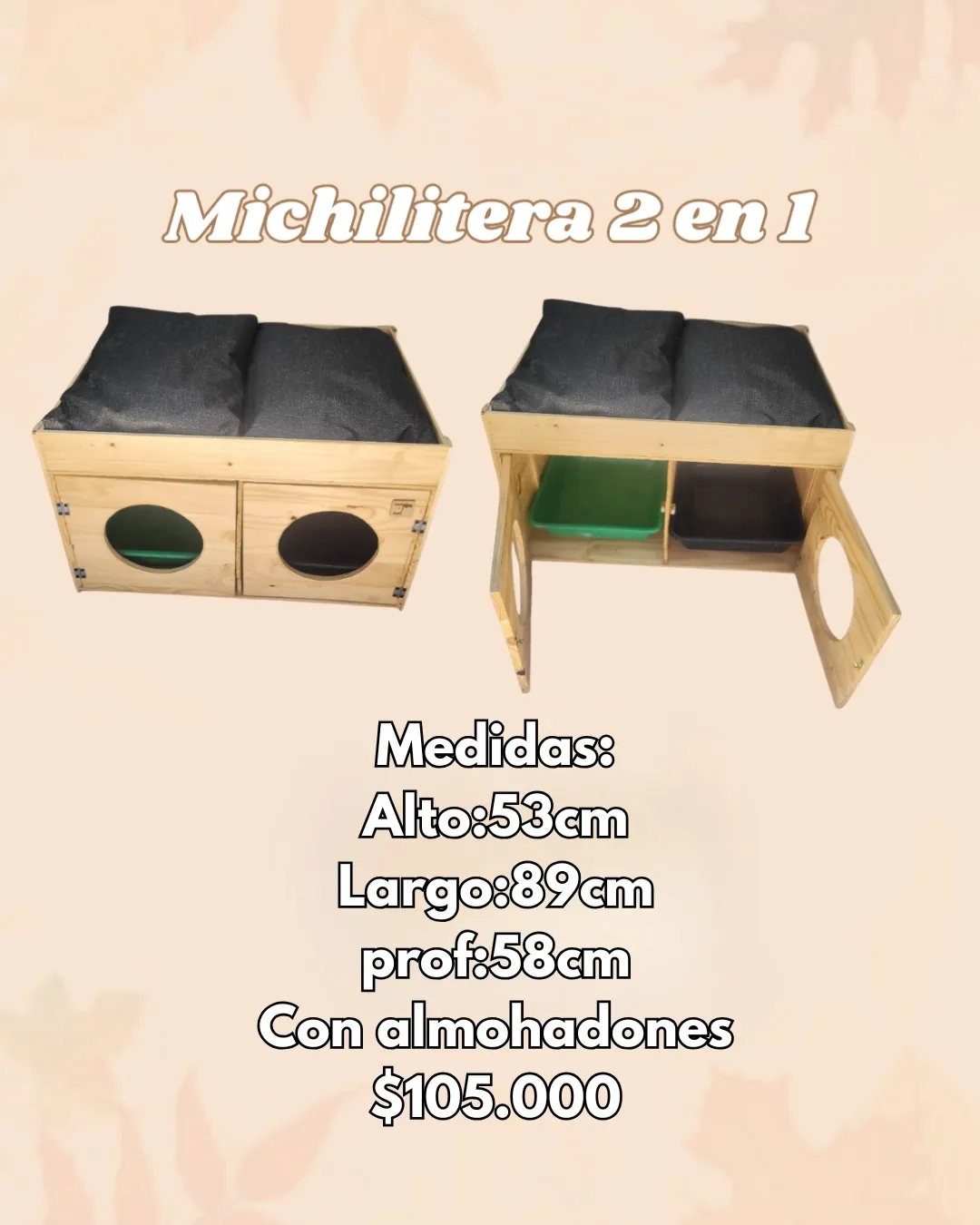 Michilitera 2 en 1 para gatos – El Shopping de los Bigotes